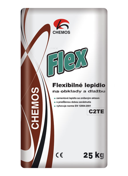 Cementové flexi lepidlo na dlažbu Chemos Flex