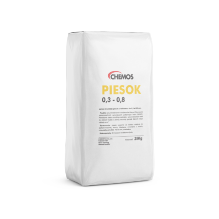 CHEMOS Kremičitý piesok 0,3 - 0,8