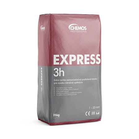 Samonivelačná podlahová hmota Chemos Express 3 h Samonivelačná podlahová hmota Chemos Express 3 h