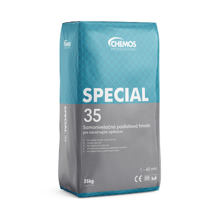 Samonivelačná podlahová hmota Chemos Special 35