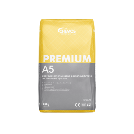 Samonivelačná podlahová hmota (nivelák) Premium A5